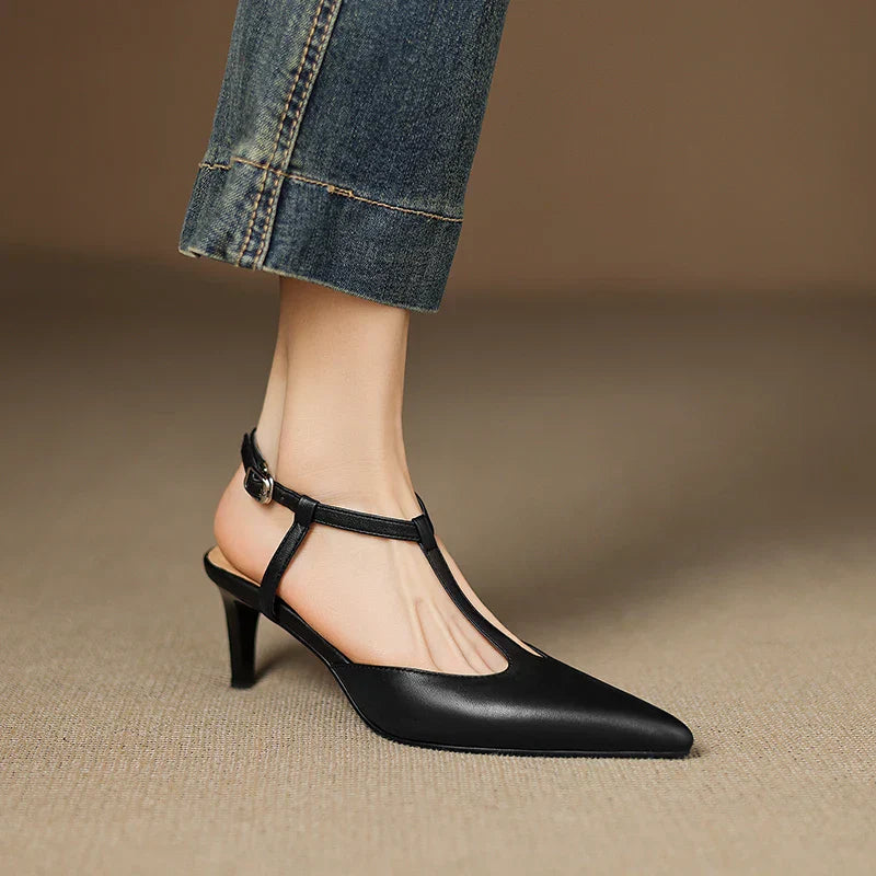 Alden & Archer™| Noravine Leather Heels