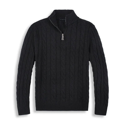 Old Money Half Zip Sweater