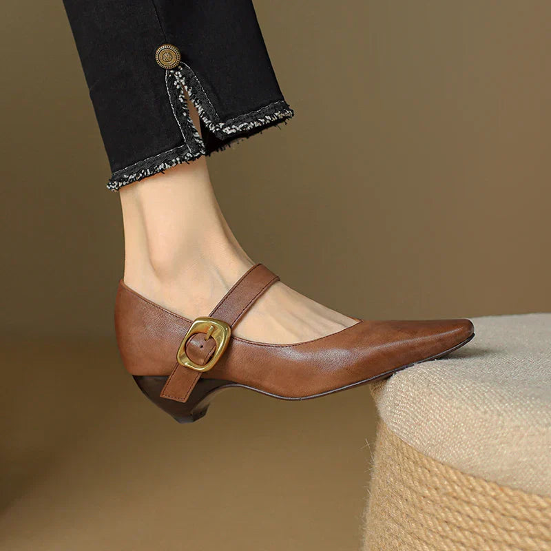 Alden & Archer™| Lunovella Leather Heels