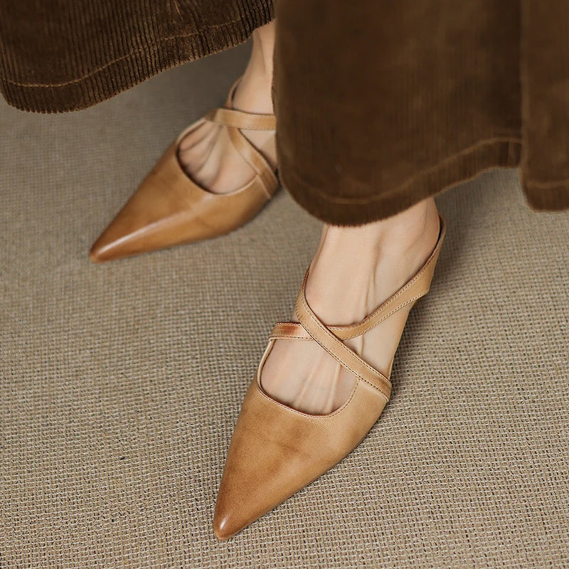 Alden & Archer™| Virelina Leather Mules