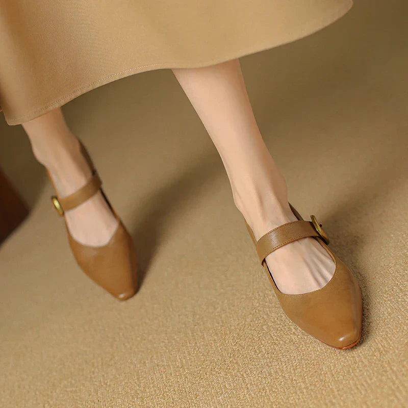 Alden & Archer™| Lunovella Leather Heels