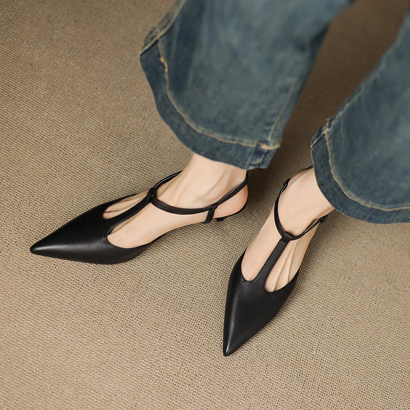 Alden & Archer™| Noravine Leather Heels