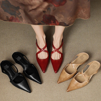 Alden & Archer™| Virelina Leather Mules