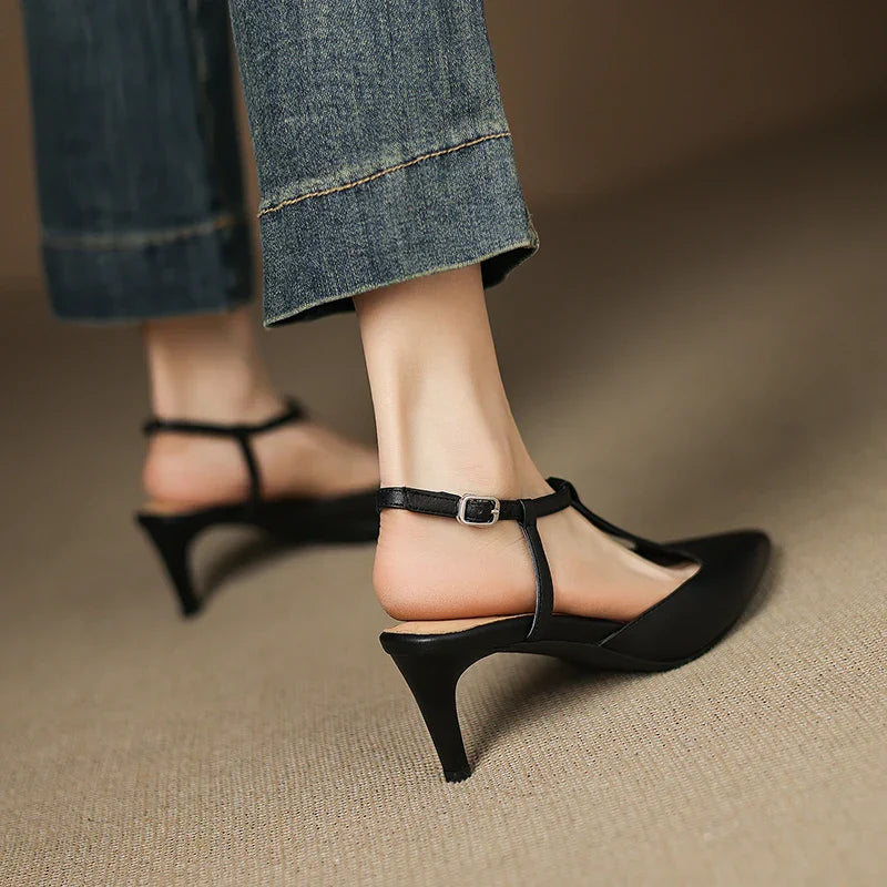 Alden & Archer™| Noravine Leather Heels