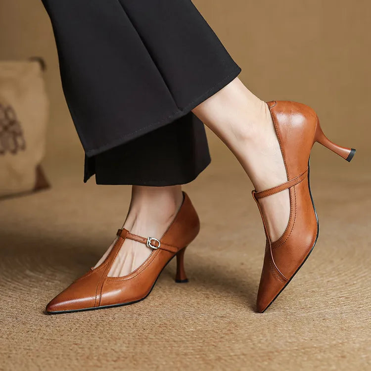 Alden & Archer™| Lumoura Leather Heels