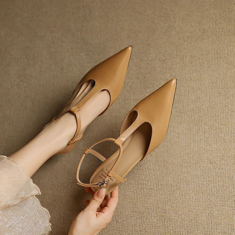 Alden & Archer™| Noravine Leather Heels