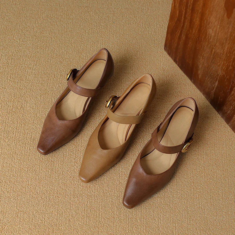 Alden & Archer™| Lunovella Leather Heels