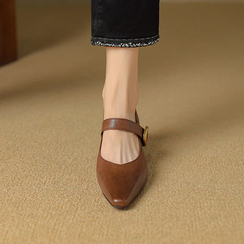 Alden & Archer™| Lunovella Leather Heels