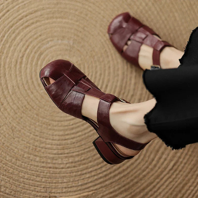 Alden & Archer™| Coralia Chunky Heel Shoes