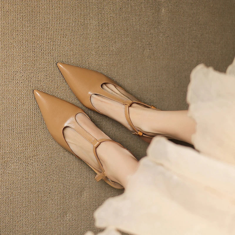 Alden & Archer™| Noravine Leather Heels