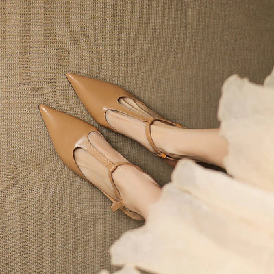 Alden & Archer™| Noravine Leather Heels