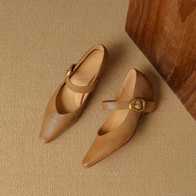 Alden & Archer™| Lunovella Leather Heels