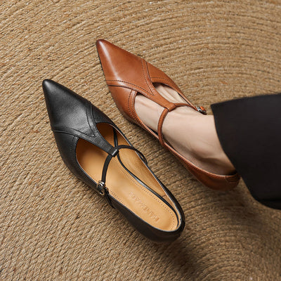 Alden & Archer™| Lumoura Leather Heels