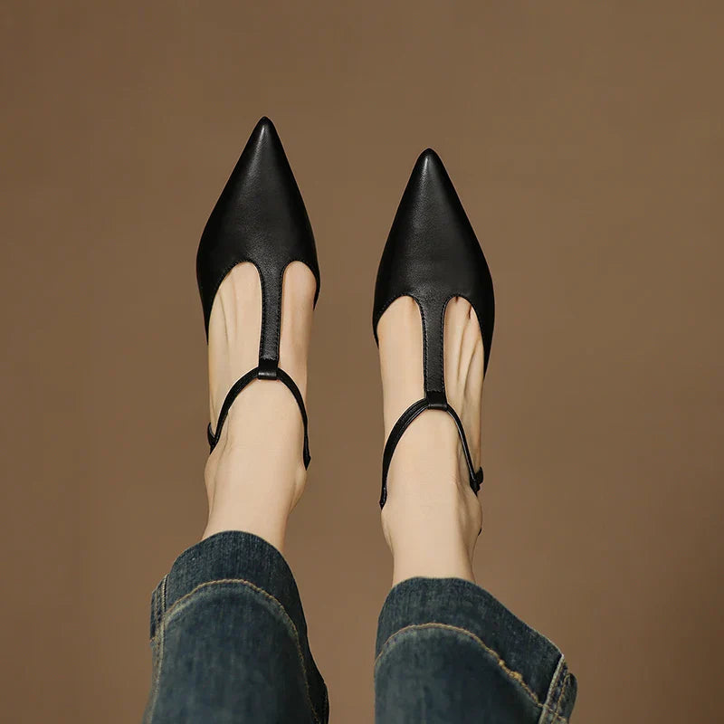 Alden & Archer™| Noravine Leather Heels
