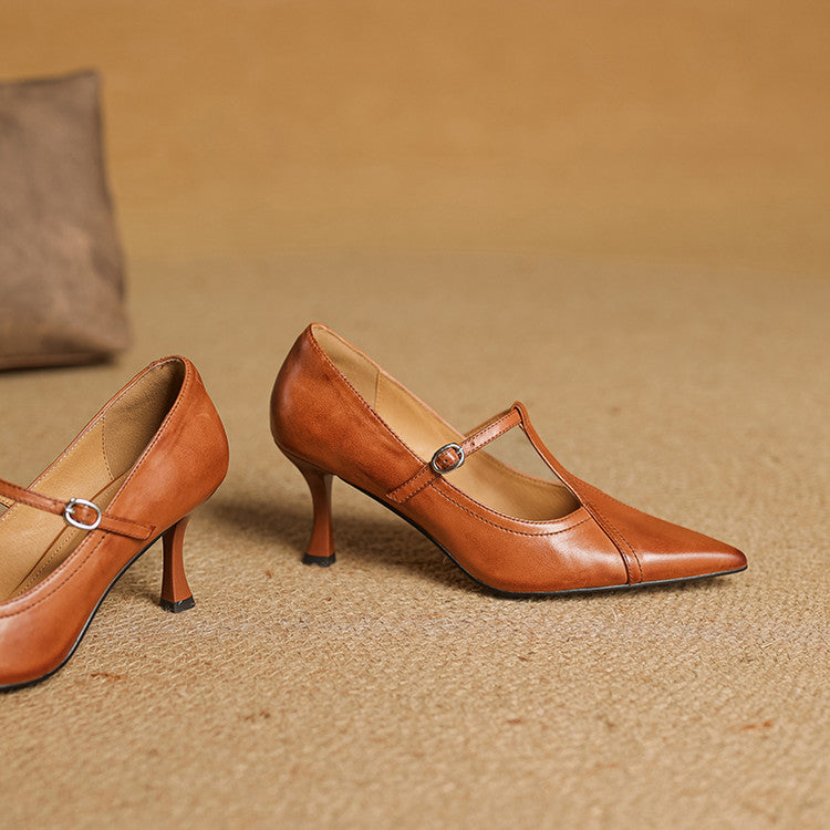 Alden & Archer™| Lumoura Leather Heels