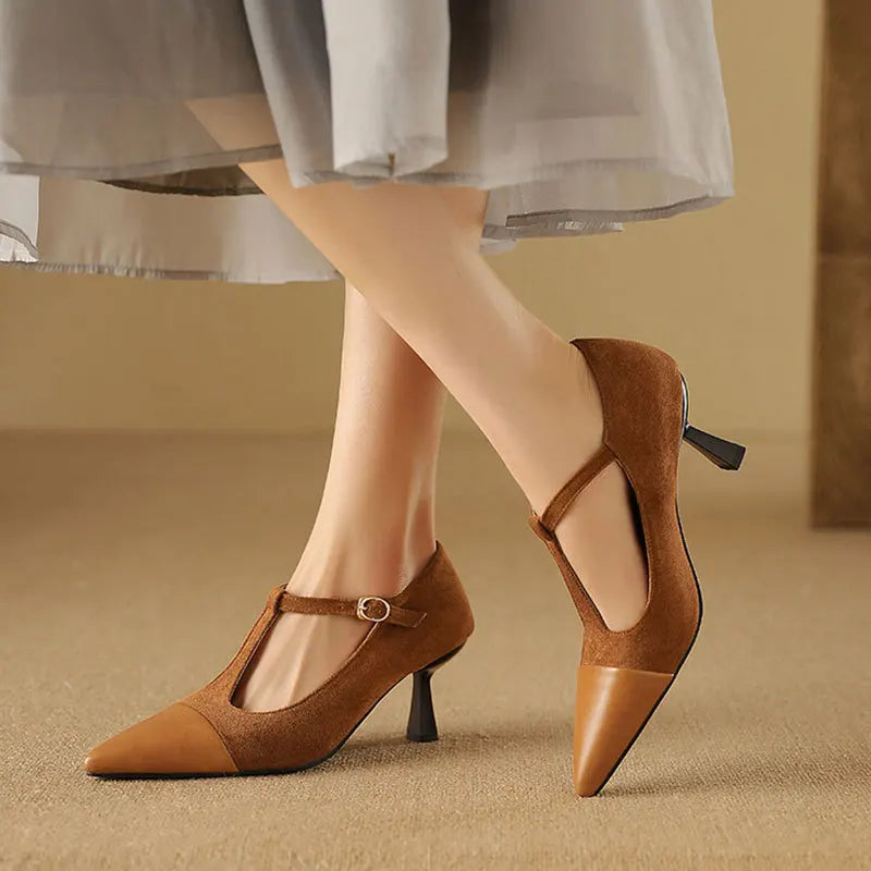 Alden & Archer™| Zalvoria Leather Heels