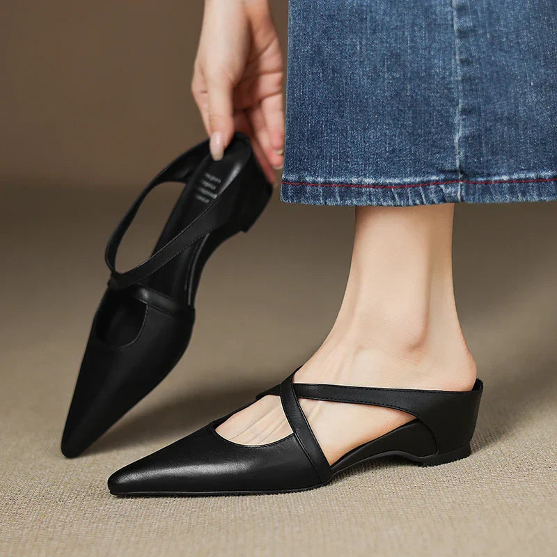 Alden & Archer™| Virelina Leather Mules