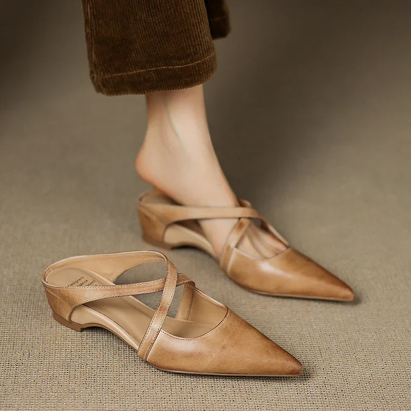 Alden & Archer™| Virelina Leather Mules