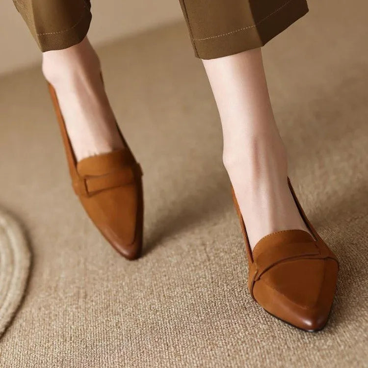 Alden & Archer™| Brivelle Mid Heeled Loafers