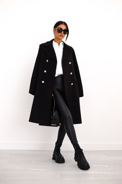 Sophie | Women's Notched Collar Winter Trench Coat
