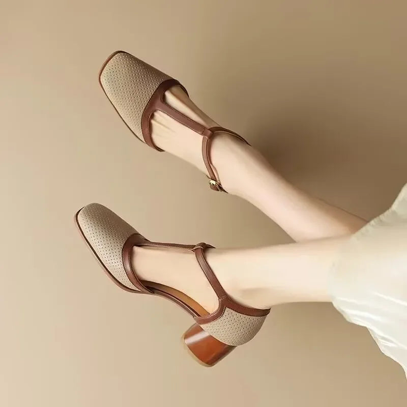 Alden & Archer™ | Isava Mid Heel Shoes