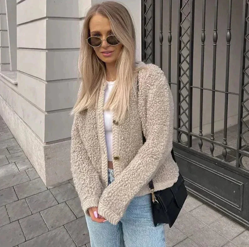 Arabella | Elegant Casual Teddy Jacket for Women