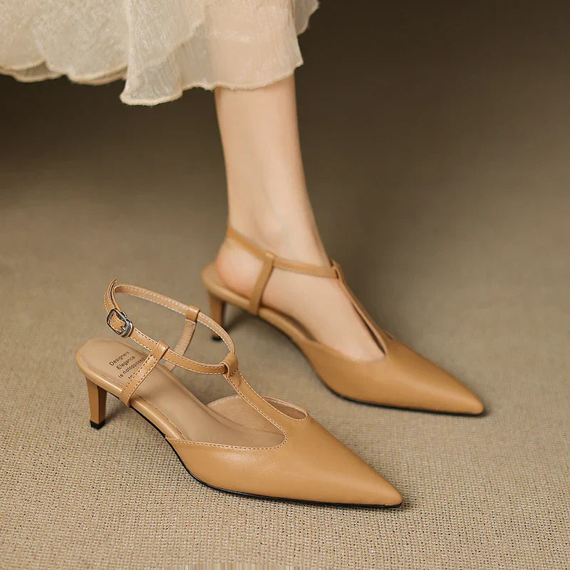 Alden & Archer™| Noravine Leather Heels