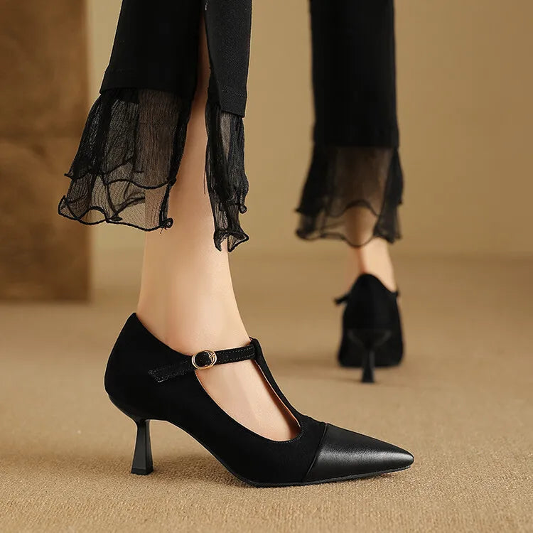 Alden & Archer™| Zalvoria Leather Heels