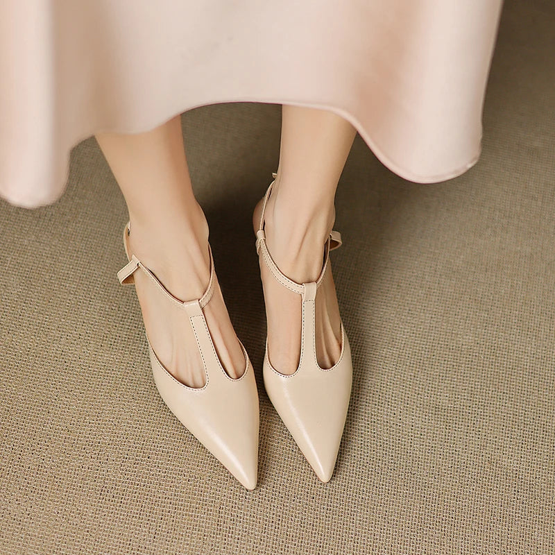 Alden & Archer™| Noravine Leather Heels