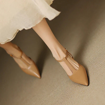 Alden & Archer™| Noravine Leather Heels