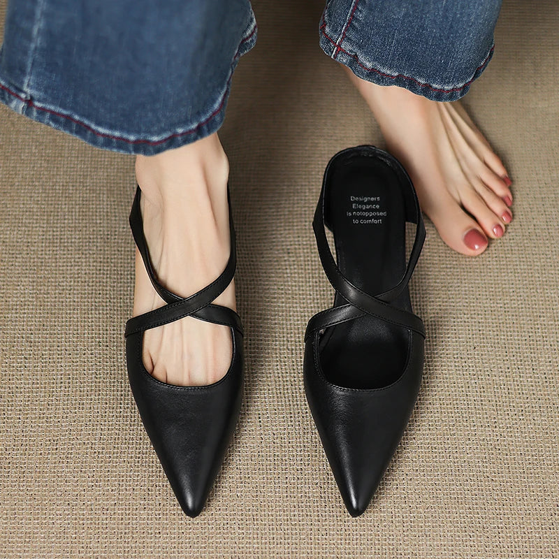 Alden & Archer™| Virelina Leather Mules
