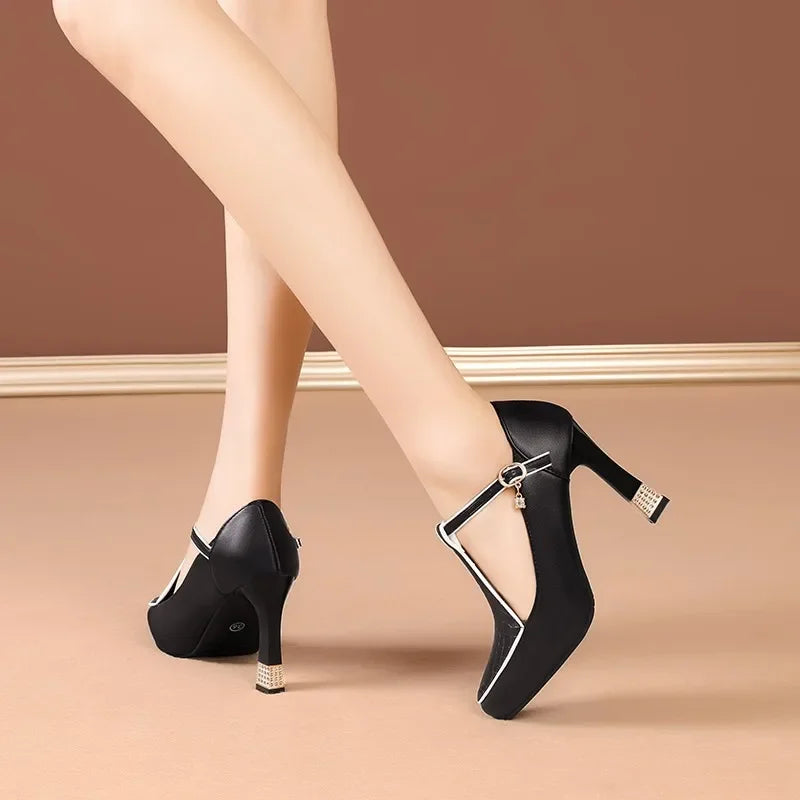 Alden & Archer™| Lenaria Leather Heels