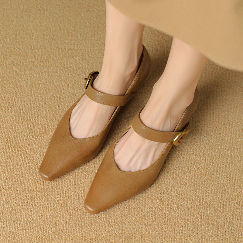 Alden & Archer™| Lunovella Leather Heels