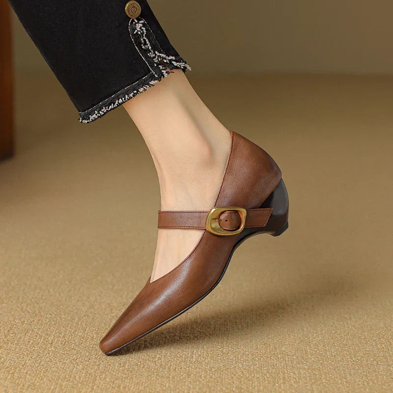 Alden & Archer™| Lunovella Leather Heels