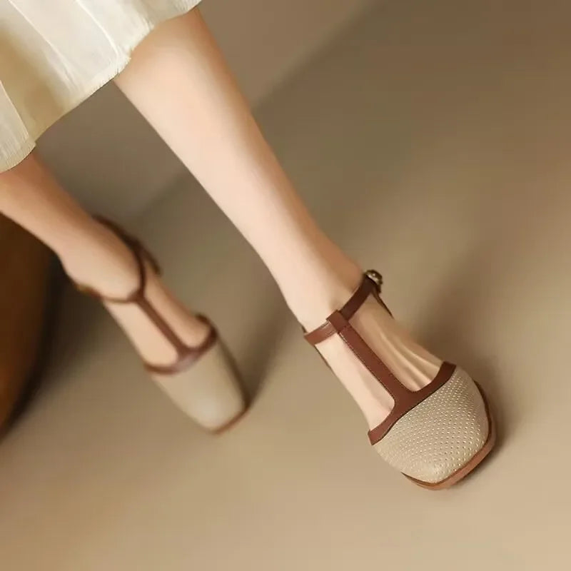 Alden & Archer™ | Isava Mid Heel Shoes