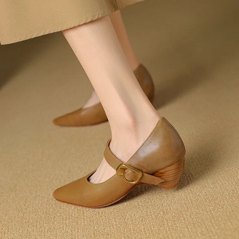 Alden & Archer™| Lunovella Leather Heels