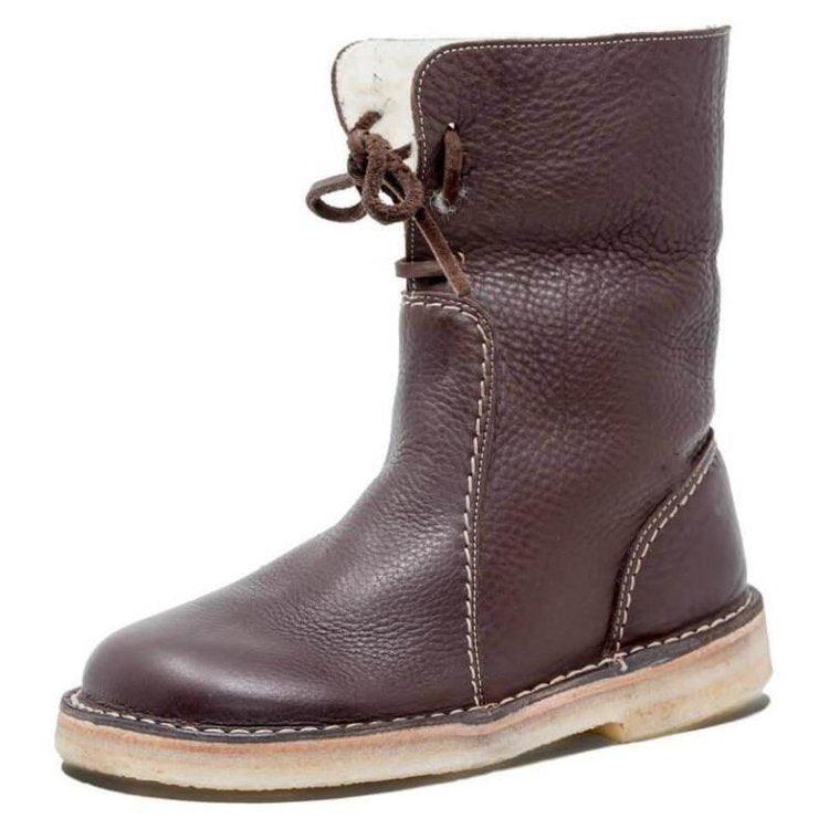 Violet | Winter-Ready Fleece Boots with Wool Lining