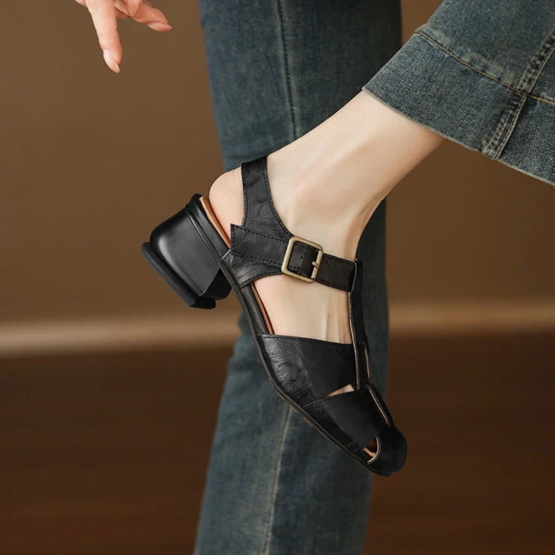 Alden & Archer™| Coralia Chunky Heel Shoes