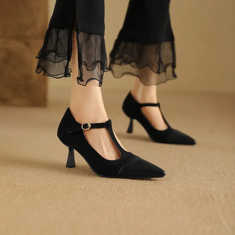 Alden & Archer™| Zalvoria Leather Heels