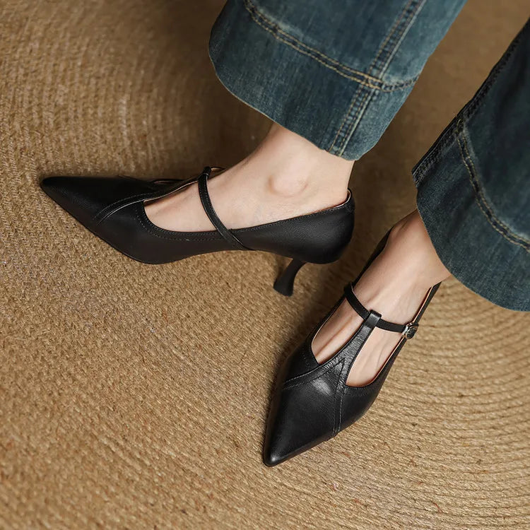 Alden & Archer™| Lumoura Leather Heels