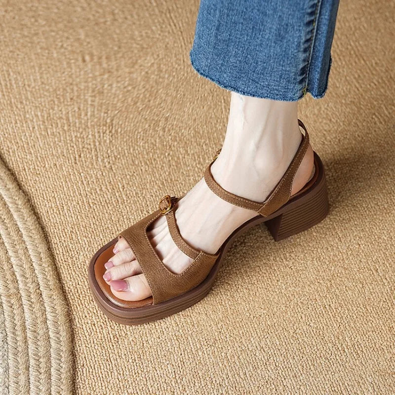 Alden & Archer™| Keshara Open Toe Heeled Sandals