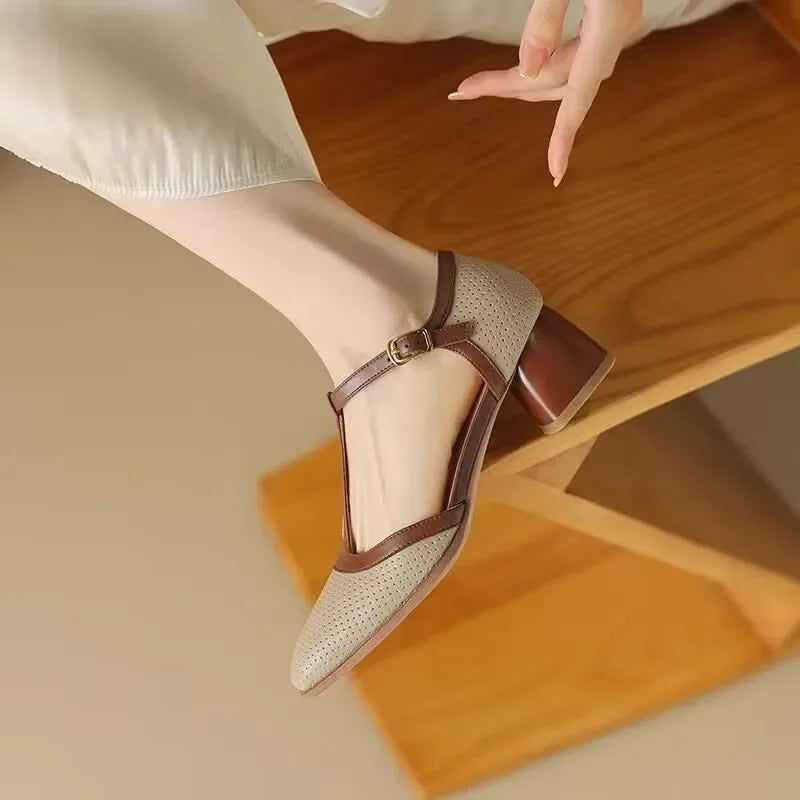 Alden & Archer™ | Isava Mid Heel Shoes