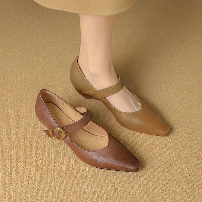 Alden & Archer™| Lunovella Leather Heels