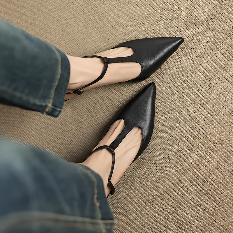 Alden & Archer™| Noravine Leather Heels