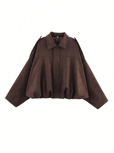 Kaori | Suede pilot jacket