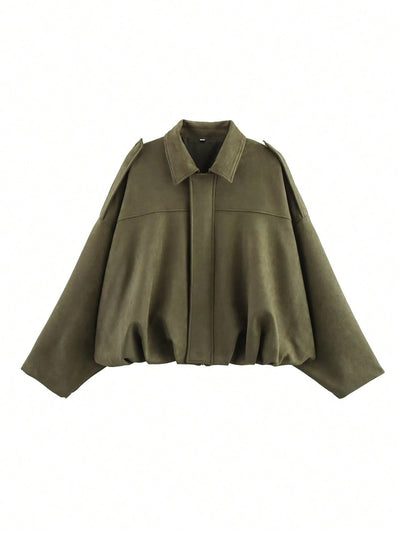 Kaori | Suede pilot jacket