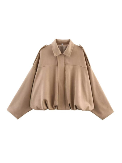 Kaori | Suede pilot jacket