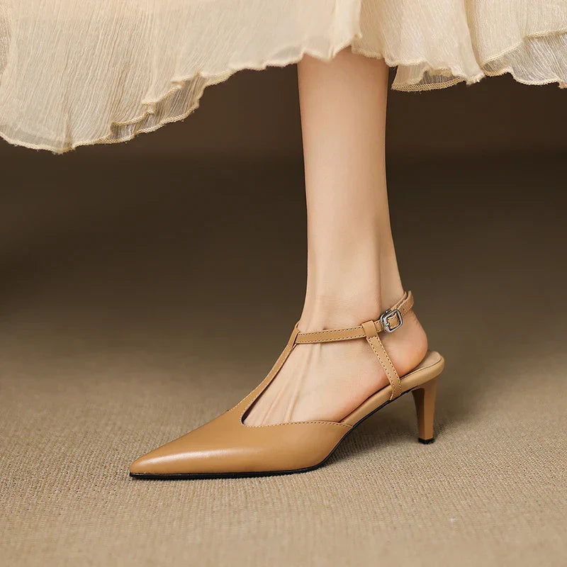 Alden & Archer™| Noravine Leather Heels