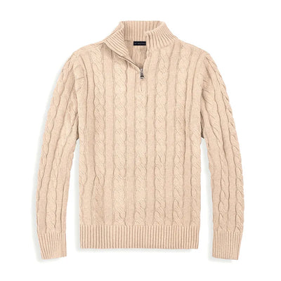 Old Money Half Zip Sweater