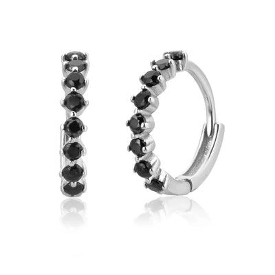 Tennis Gemstone Earrings (gold finish)